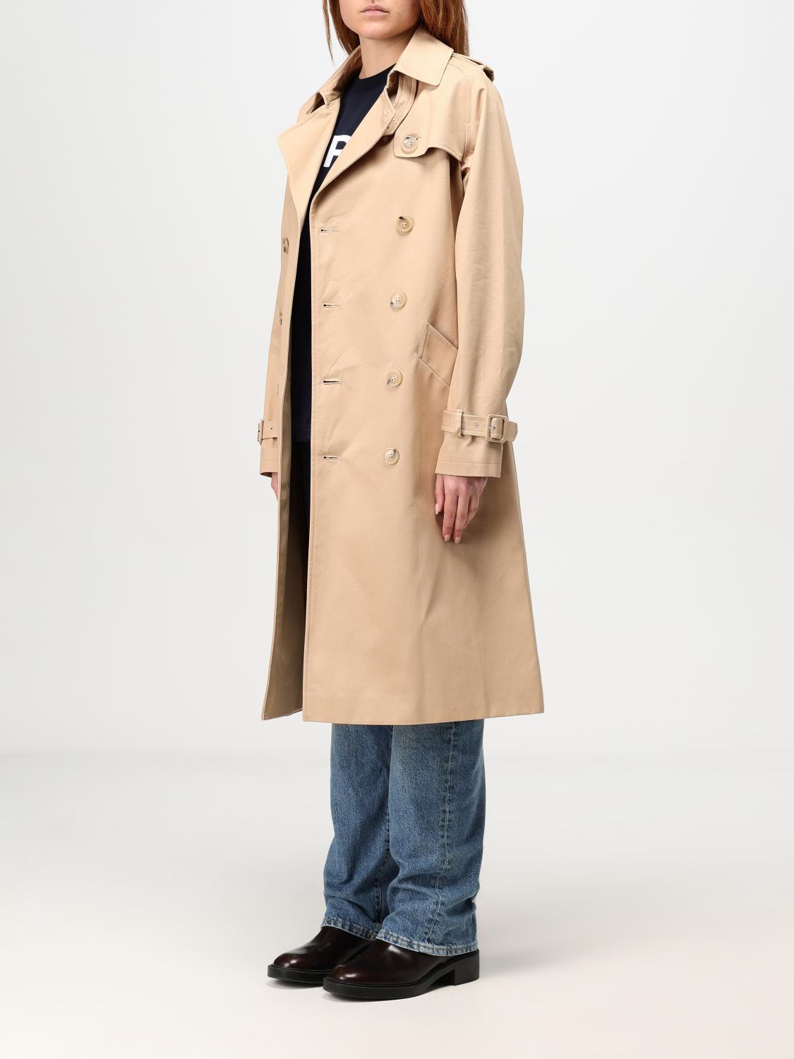 A.P.C. TRENCH: Trench A.P.C. in cotone , Beige - Img 3