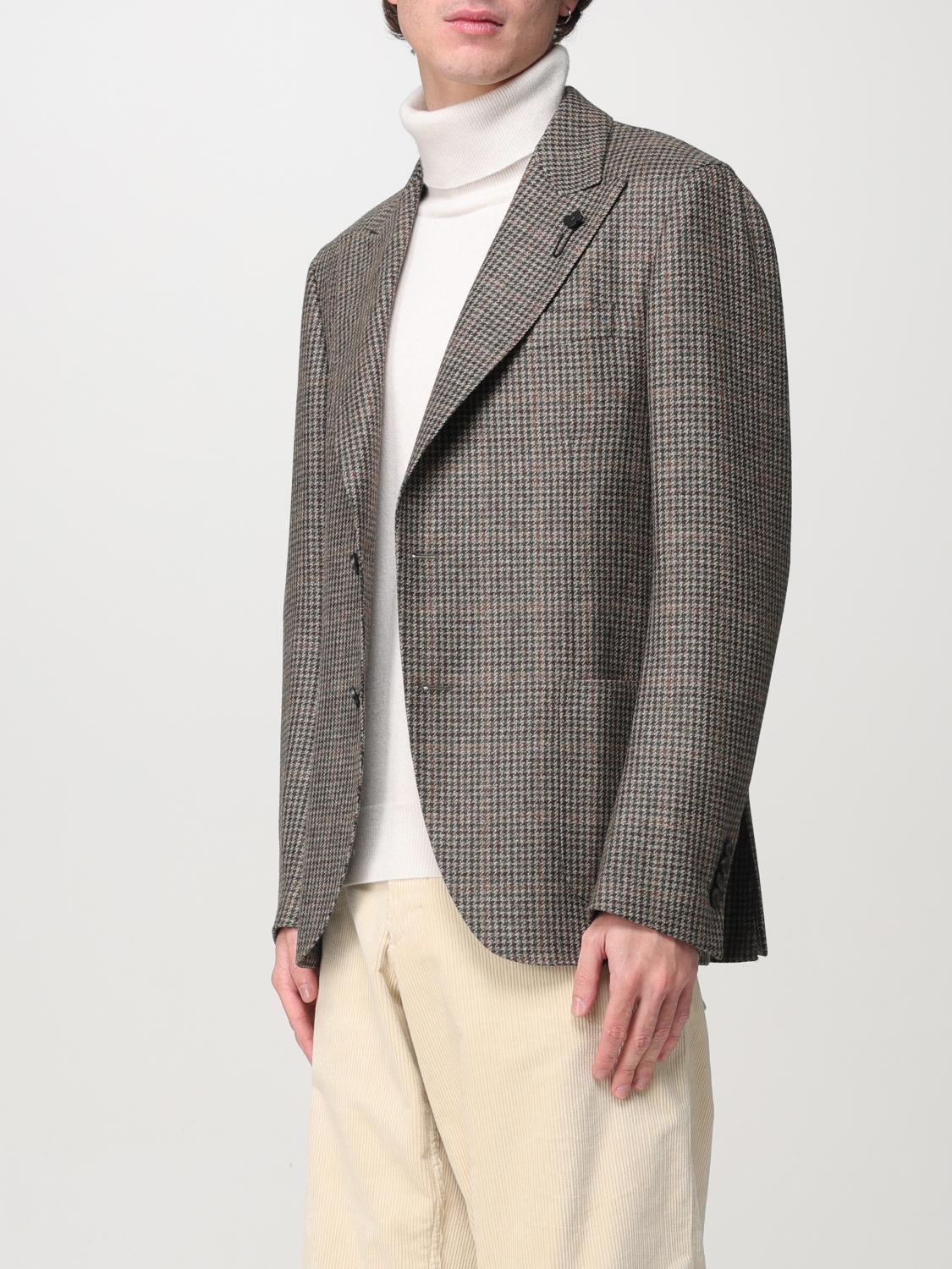 LARDINI BLAZER: Lardini men's blazer, Brown - Img 3