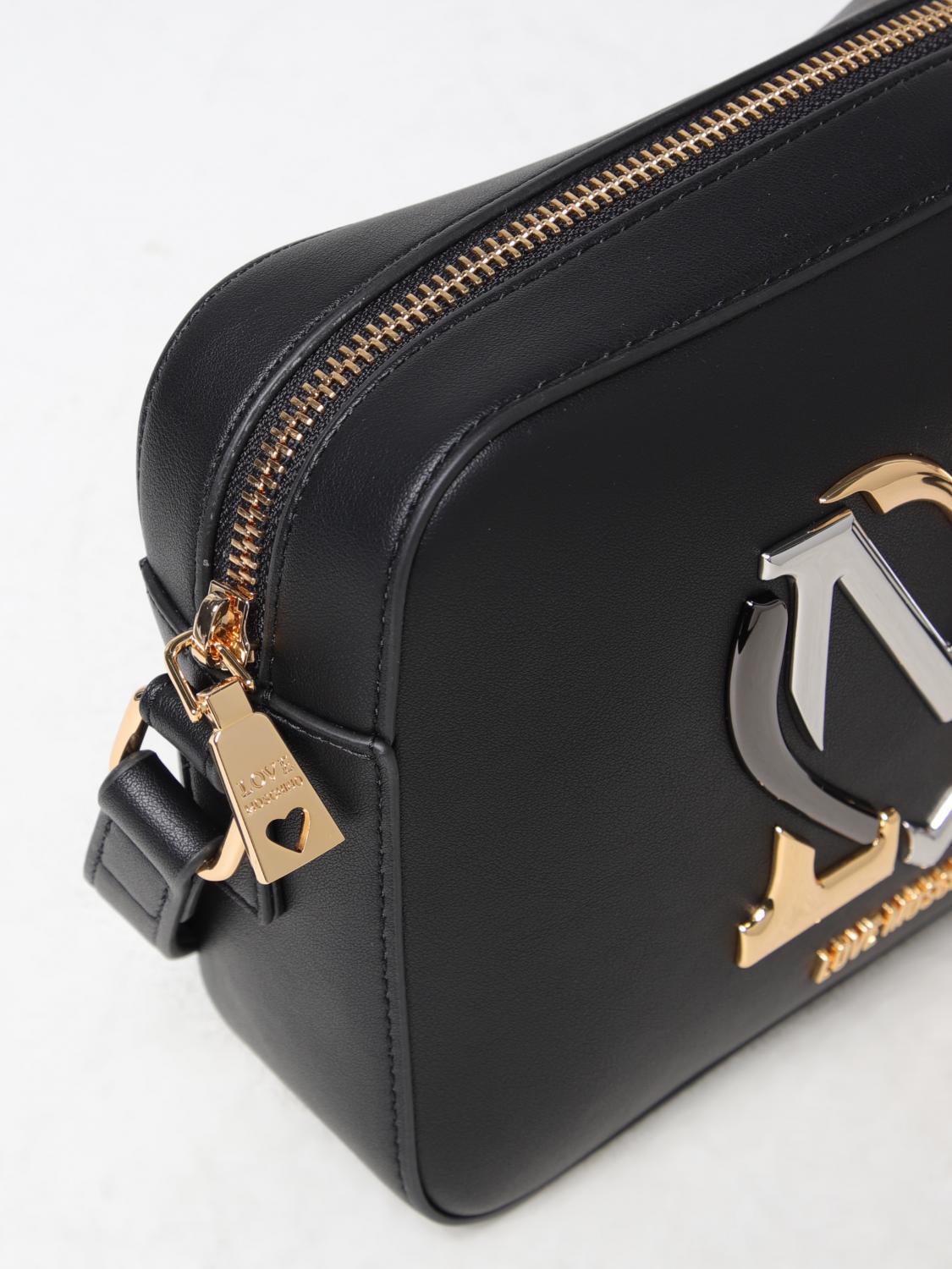 LOVE MOSCHINO MINI BAG: Shoulder bag woman Love Moschino, Black - Img 3