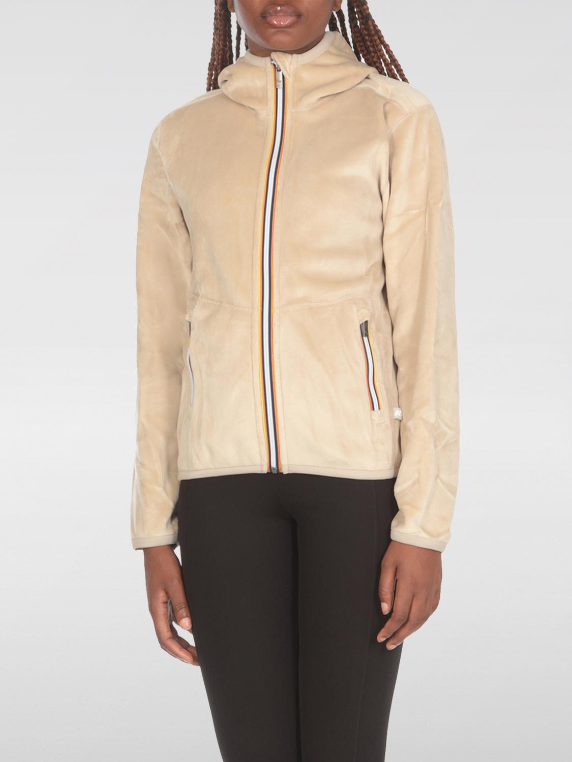 K-WAY VESTE: Manteau femme K-way, Beige - Img 1