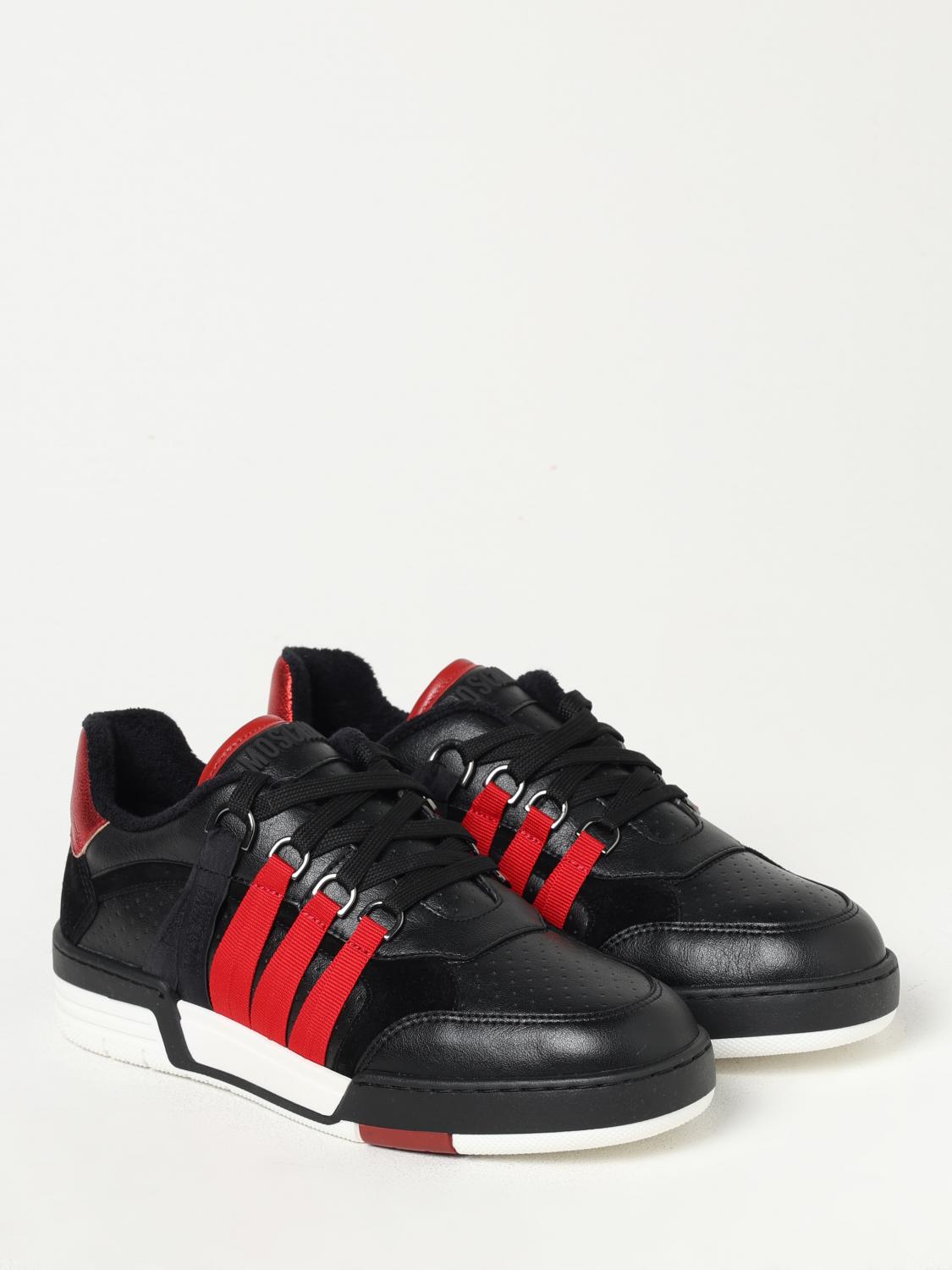 MOSCHINO COUTURE SNEAKERS: Sneakers men Moschino Couture, Black - Img 2