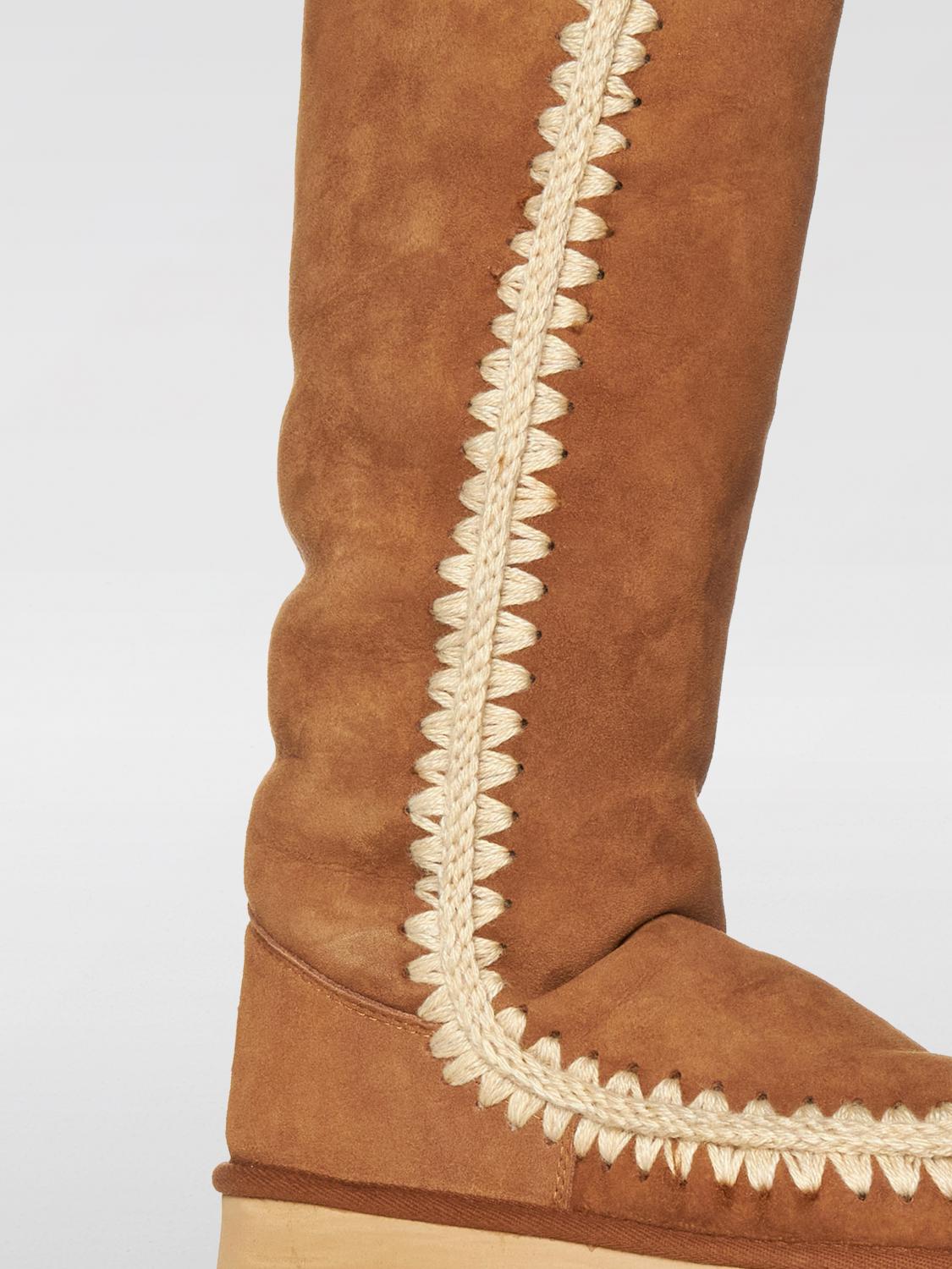 MOU САПОГИ: Полусапоги Женское Mou, Ореховый - Img 3