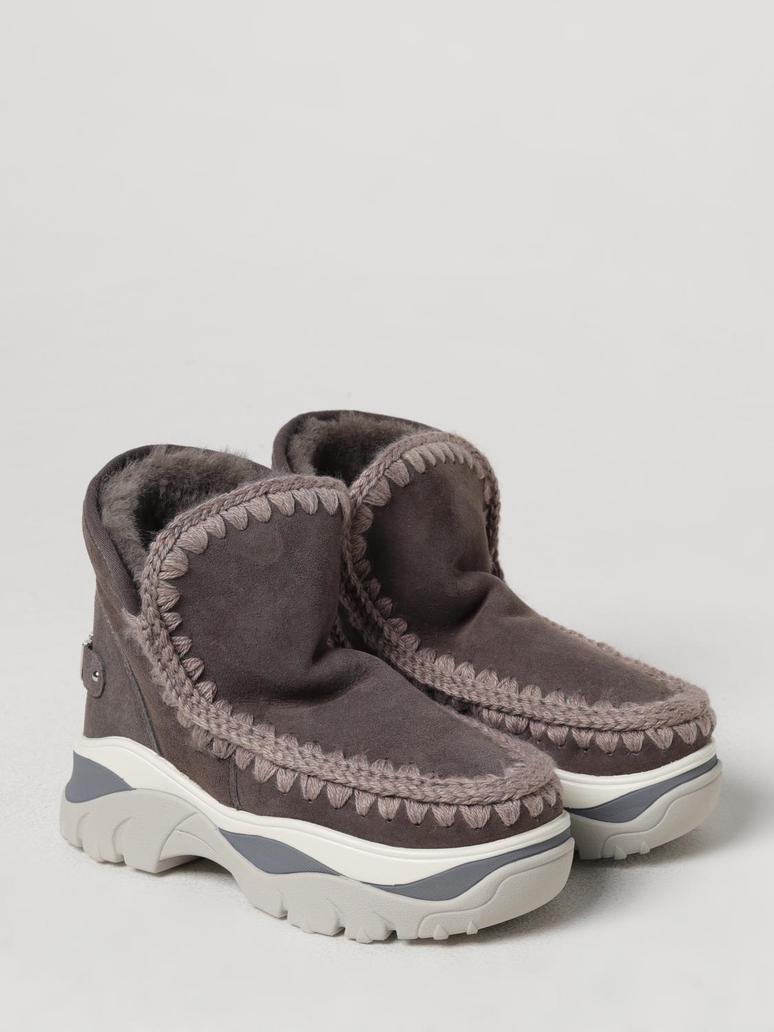 MOU BOOTS: Sneakers woman Mou, Brown - Img 2