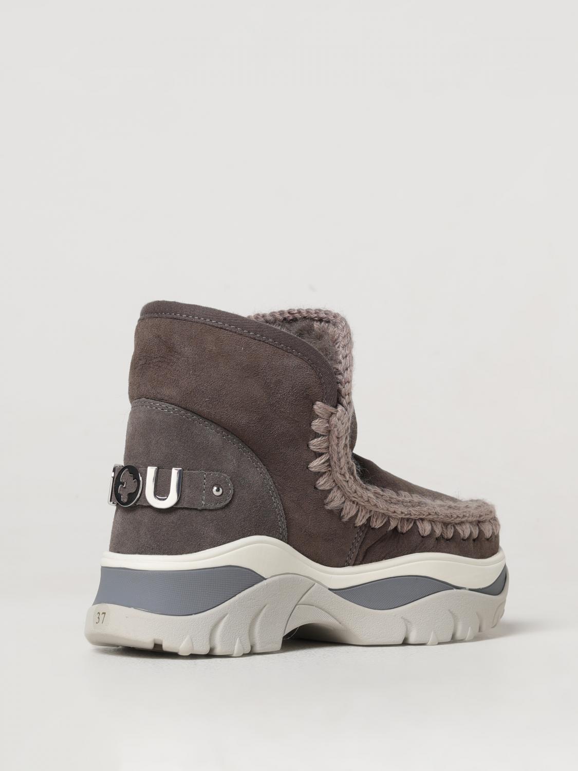MOU BOOTS: Sneakers woman Mou, Brown - Img 3
