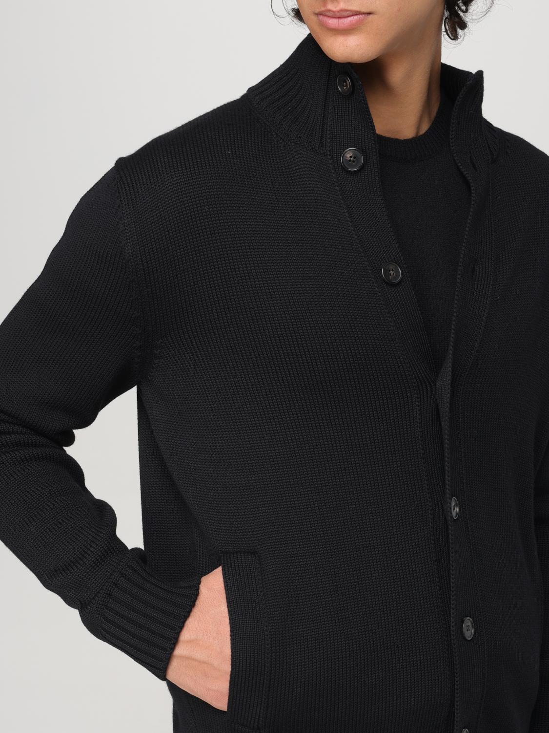 ZANONE STRICKJACKE: Strickjacke herren Zanone, Schwarz - Img 4