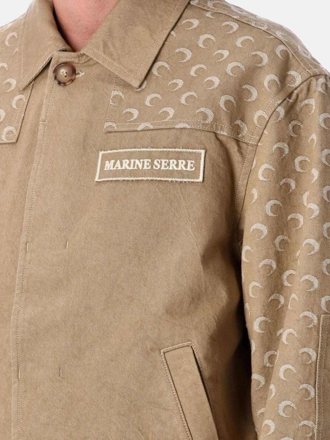 MARINE SERRE JACKET: Jacket men Marine Serre, Beige - Img 3