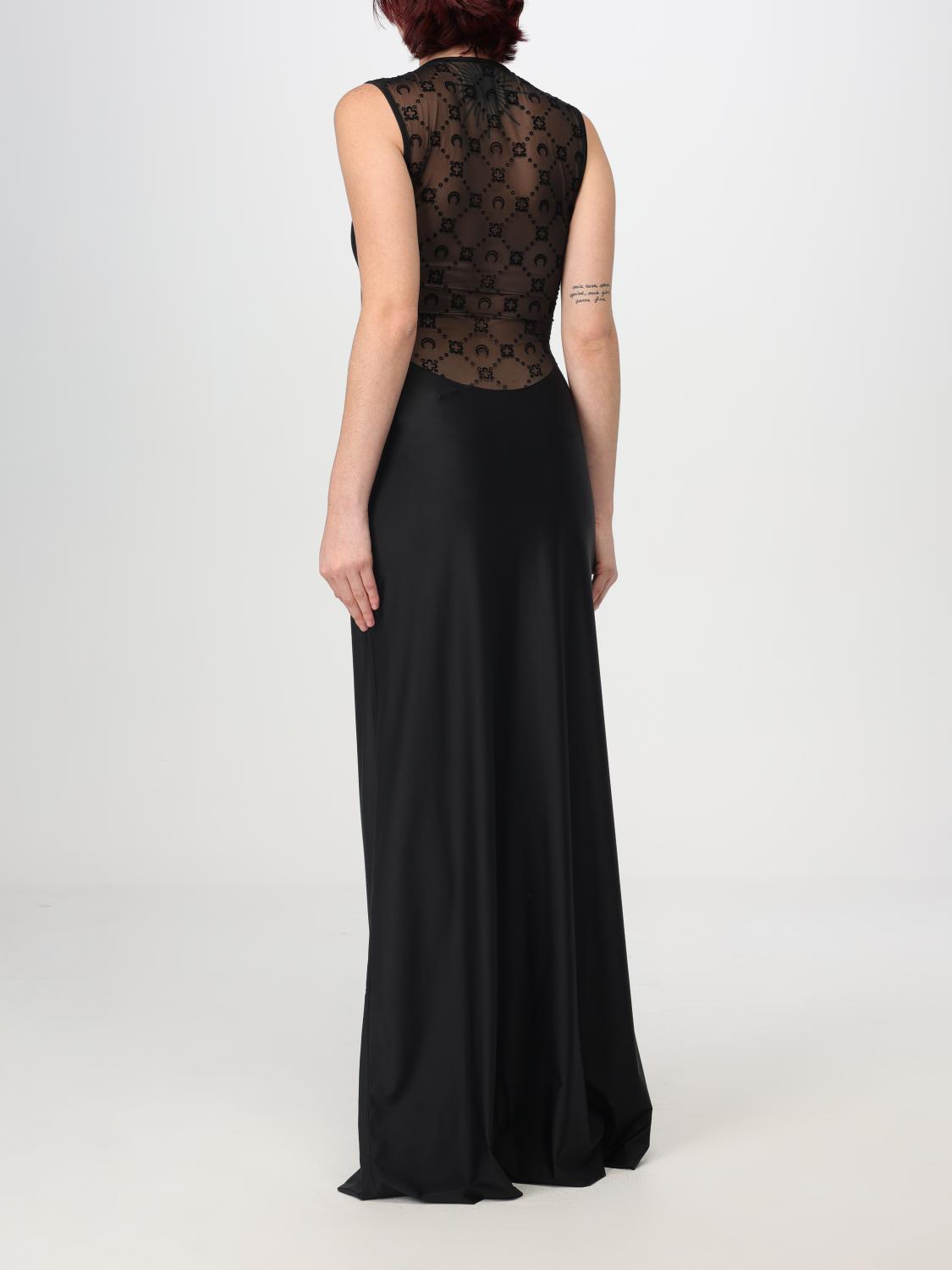 MARINE SERRE DRESS: Dress woman Marine Serre, Black - Img 2