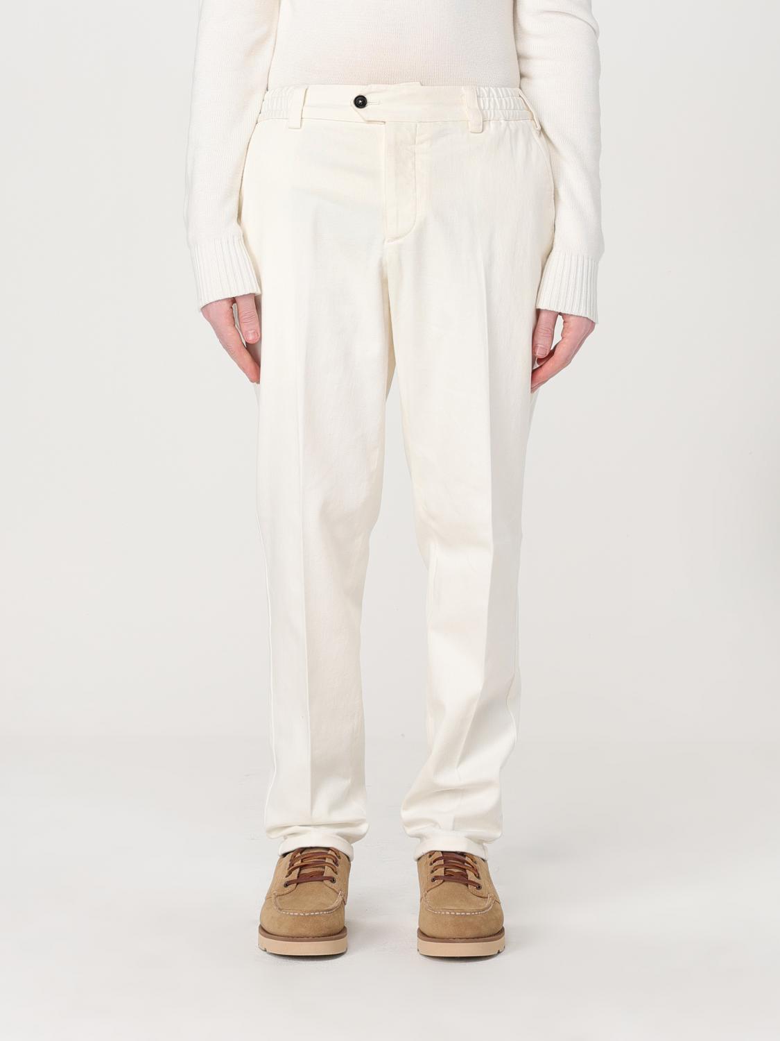 PT01 PANTS: Pants men Pt01, Yellow Cream - Img 1