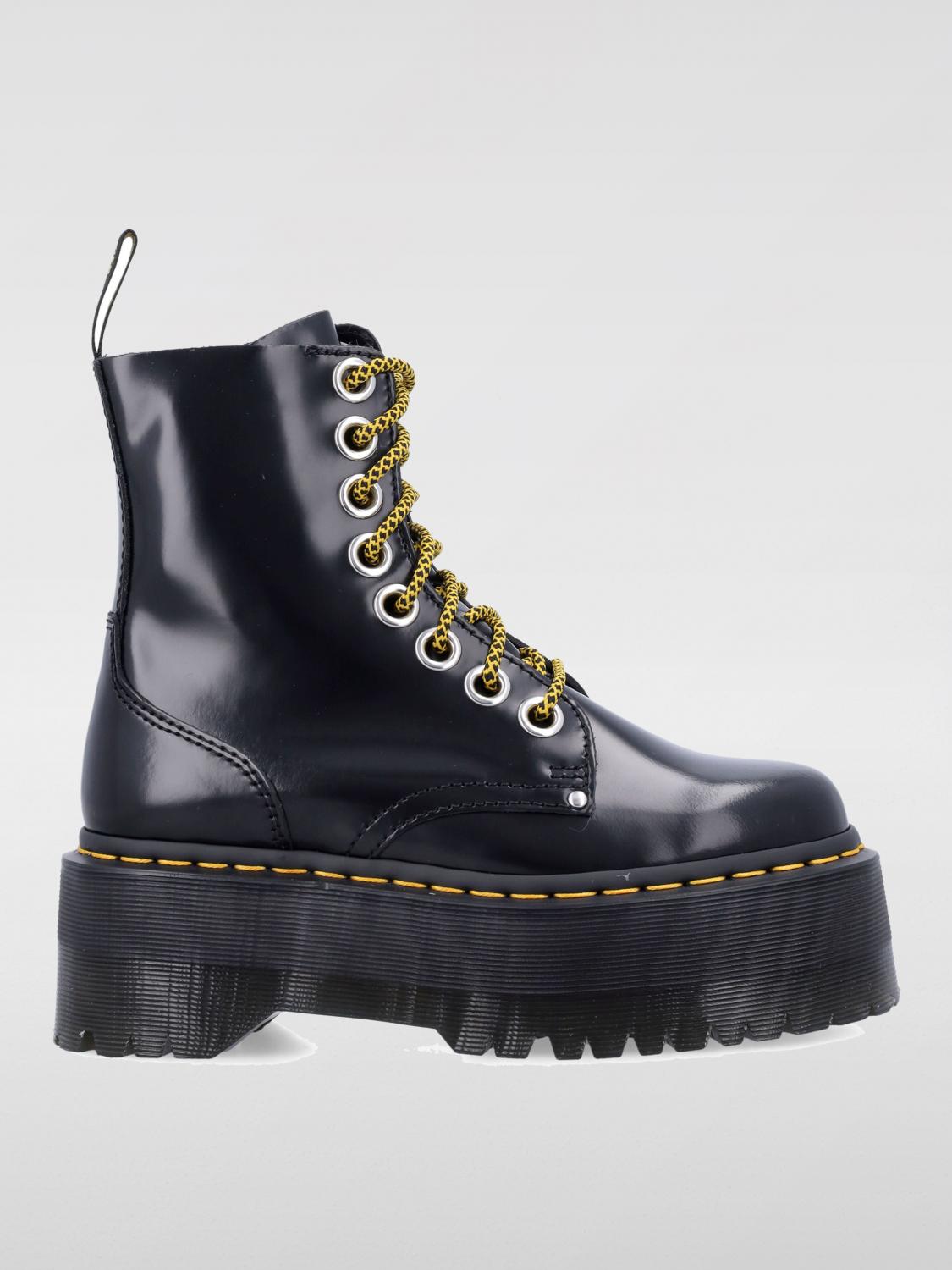 DR. MARTENS 플랫 슈즈: 플랫 슈즈 여성 Dr. Martens, 블랙 - Img 1