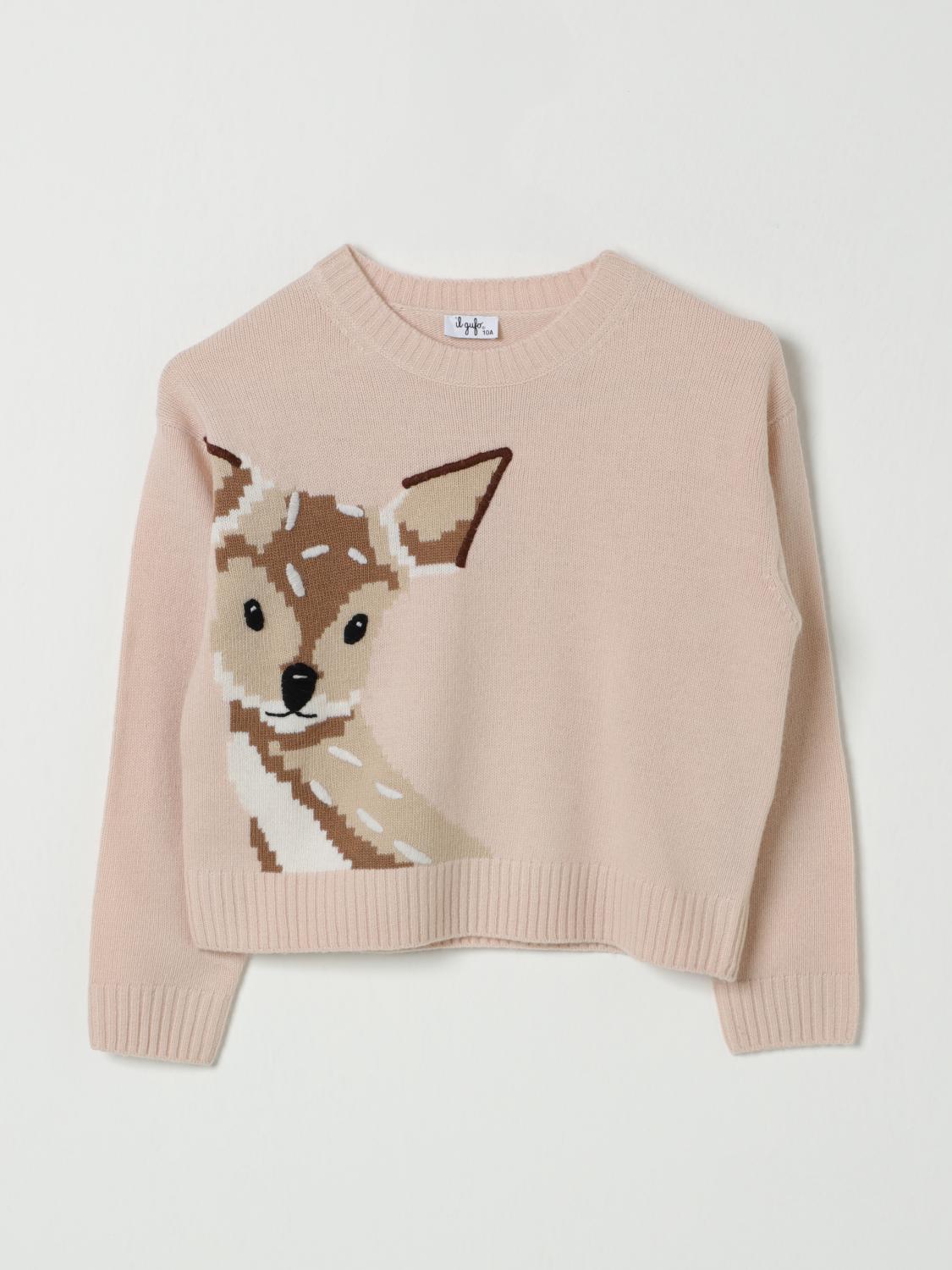 IL GUFO SWEATER: Sweater kids Il Gufo, Beige - Img 1