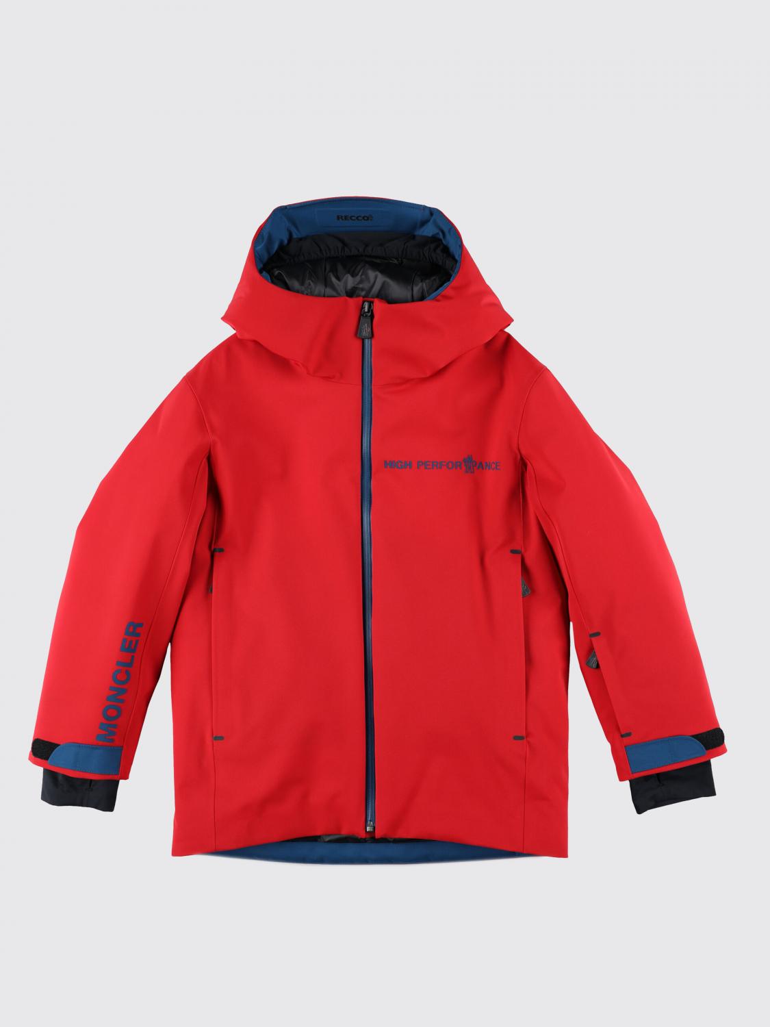 MONCLER JACKET: Jacket kids Moncler, Red - Img 1