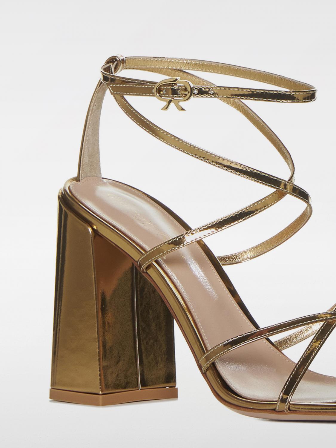 GIANVITO ROSSI HEELED SANDALS: Heeled sandals woman Gianvito Rossi, Green - Img 4