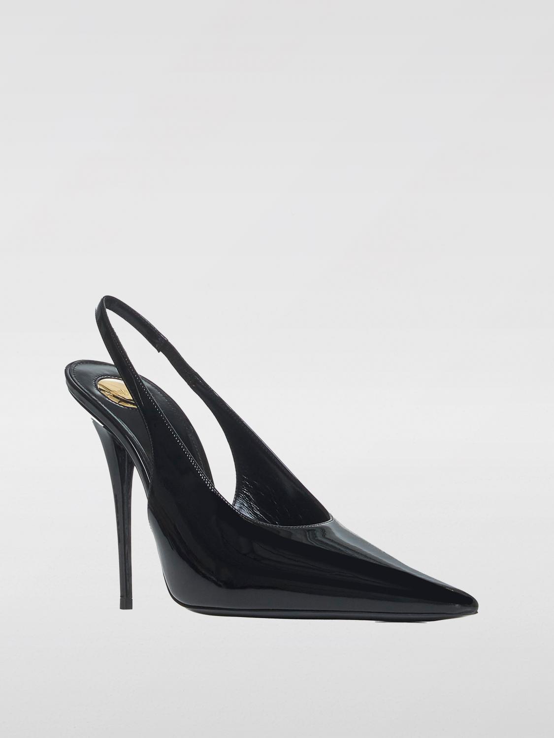 SAINT LAURENT HIGH HEEL SHOES: Heeled sandals woman Saint Laurent, Black - Img 2