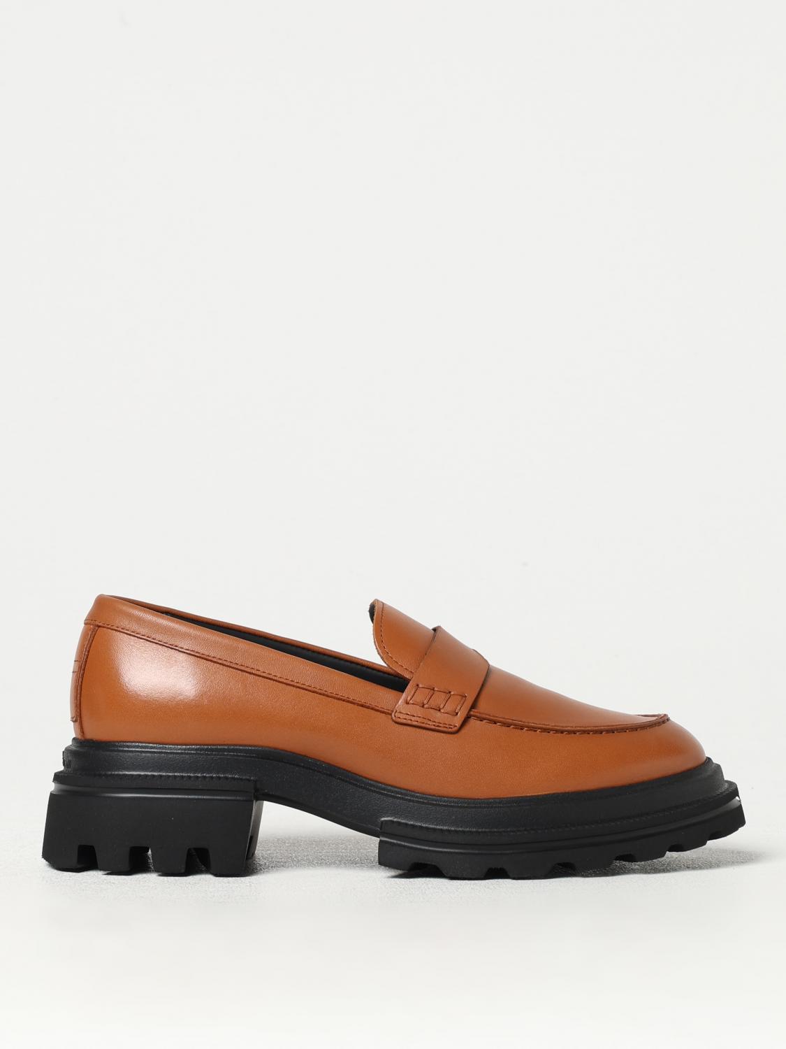 HOGAN LOAFERS: Loafers woman Hogan, Brown - Img 1