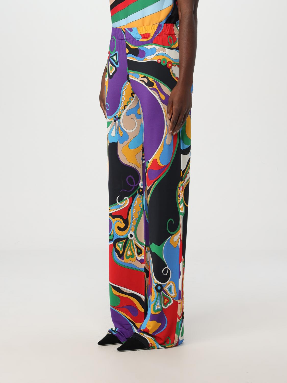 PUCCI PANTS: Pants woman Pucci, Multicolor - Img 4