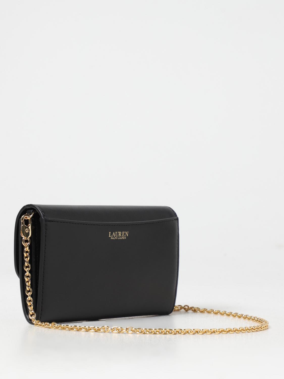 LAUREN RALPH LAUREN MINI BAG: Shoulder bag woman Lauren Ralph Lauren, Black - Img 2