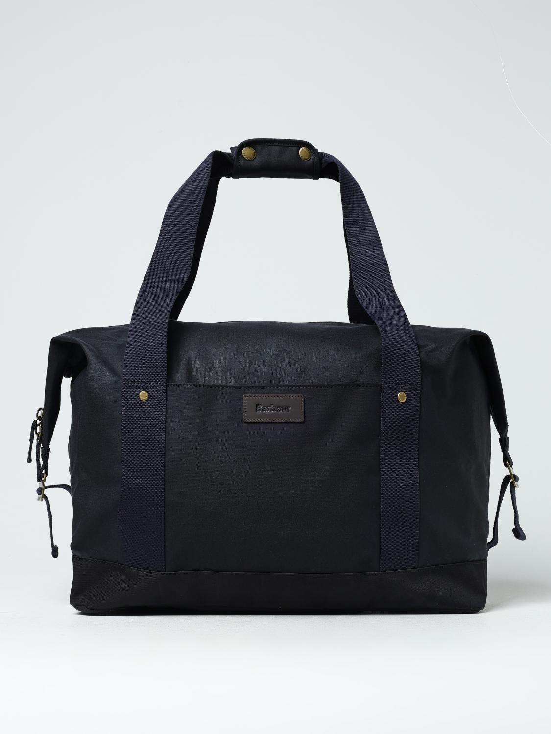 BARBOUR TRAVEL BAG: Travel bag men Barbour, Blue - Img 1