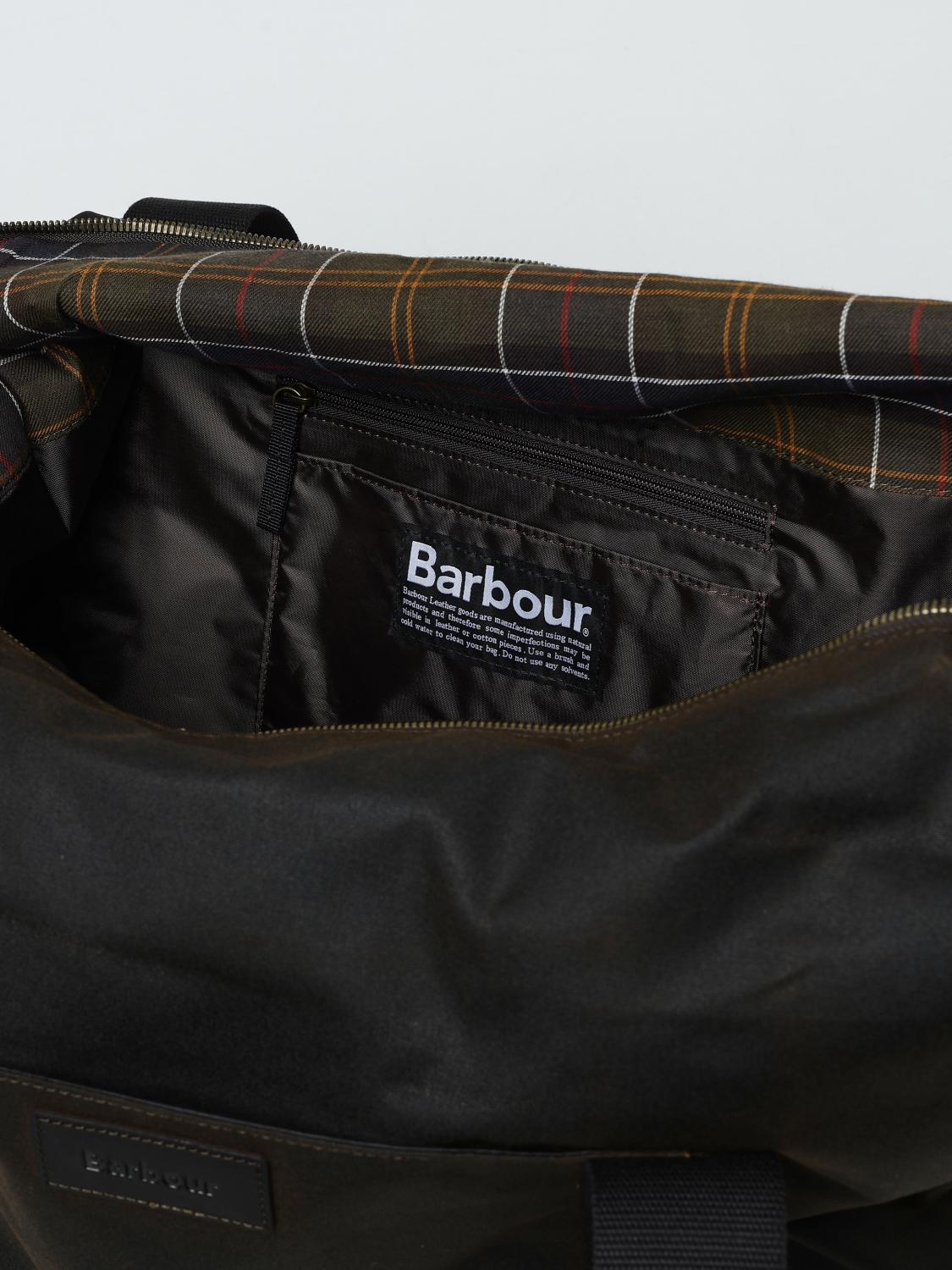 BARBOUR トラベルバッグ: トラベルバッグ メンズ Barbour, グリーン - Img 3