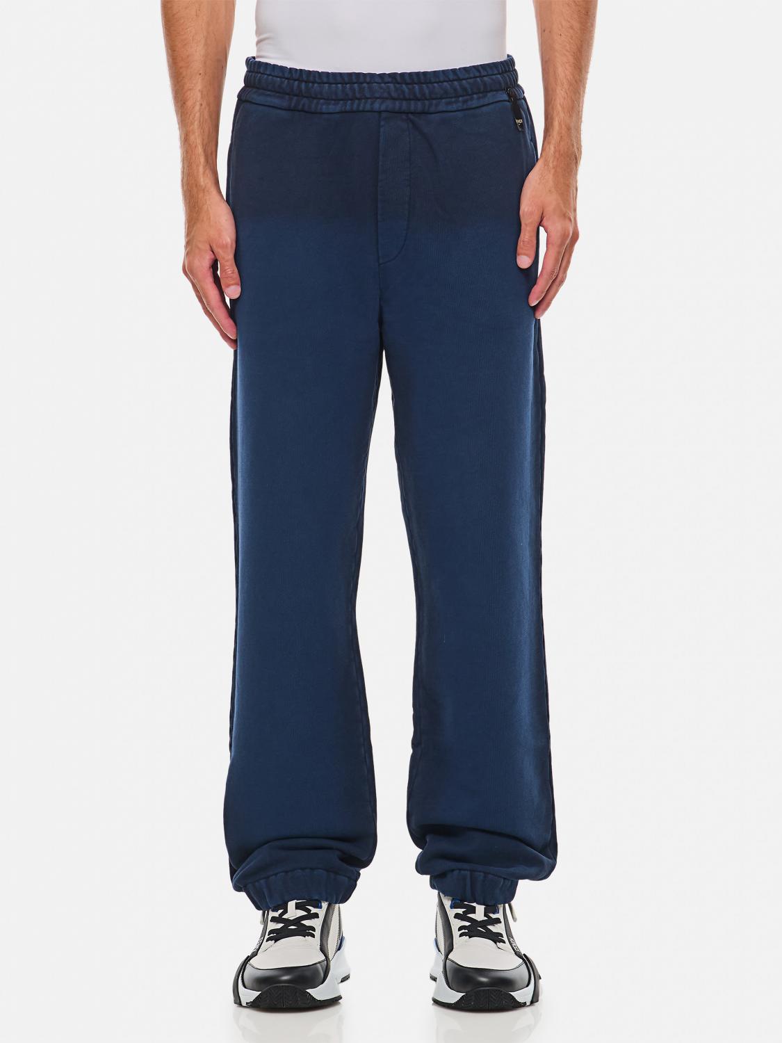 FENDI PANTS: Pants men Fendi, Blue - Img 1