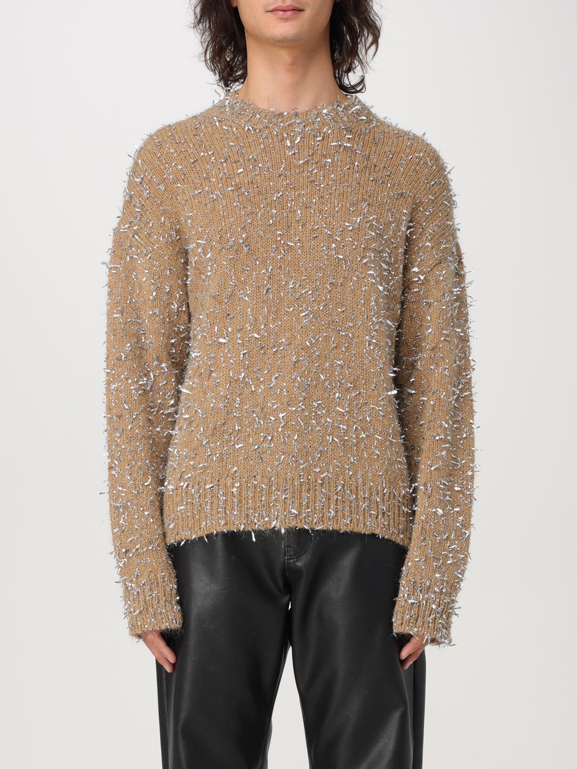 MSGM SWEATER: Sweater men MSGM, Beige - Img 1