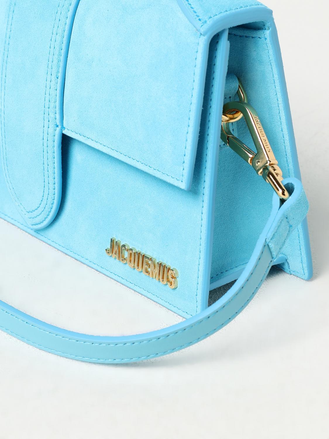 JACQUEMUS UMHÄNGETASCHE: Schultertasche damen Jacquemus, Blau - Img 4