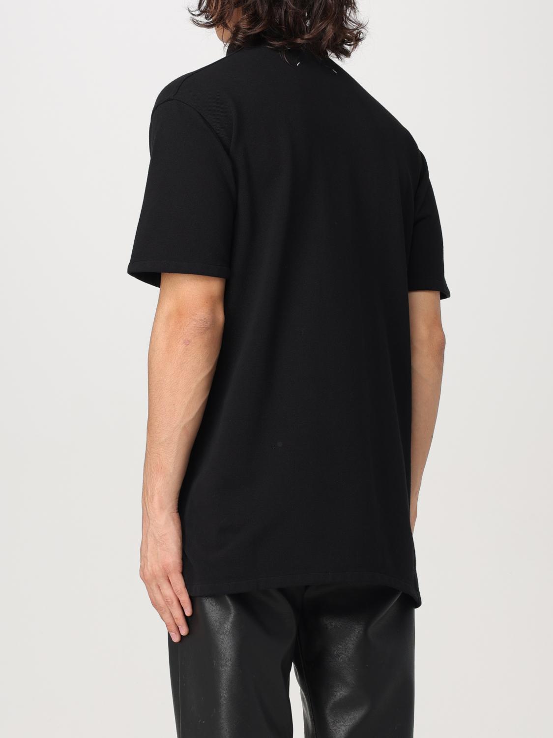 MAISON MARGIELA POLO SHIRT: T-shirt men Maison Margiela, Black - Img 3