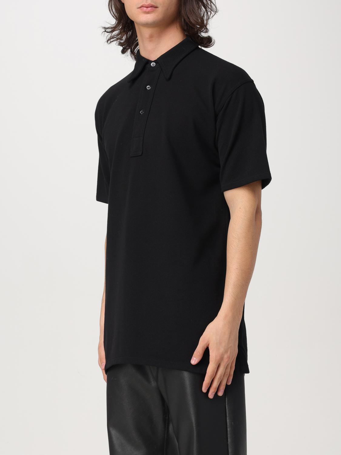 MAISON MARGIELA POLO SHIRT: T-shirt men Maison Margiela, Black - Img 4