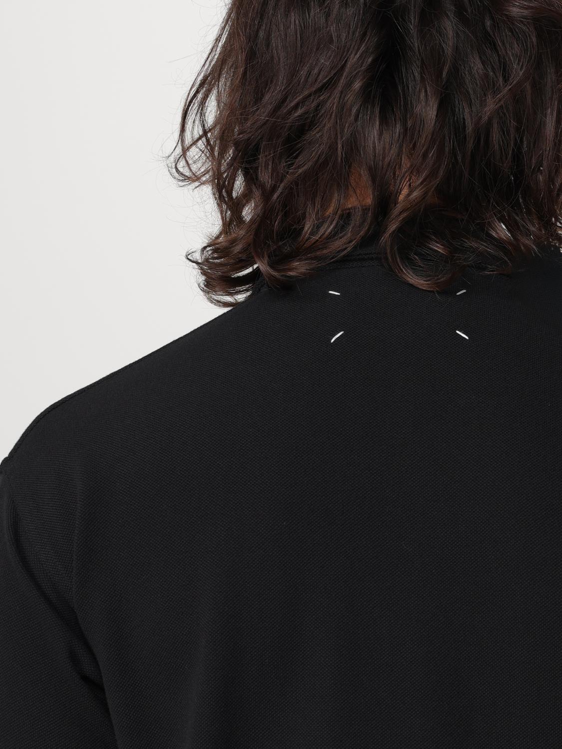 MAISON MARGIELA POLO SHIRT: T-shirt men Maison Margiela, Black - Img 5