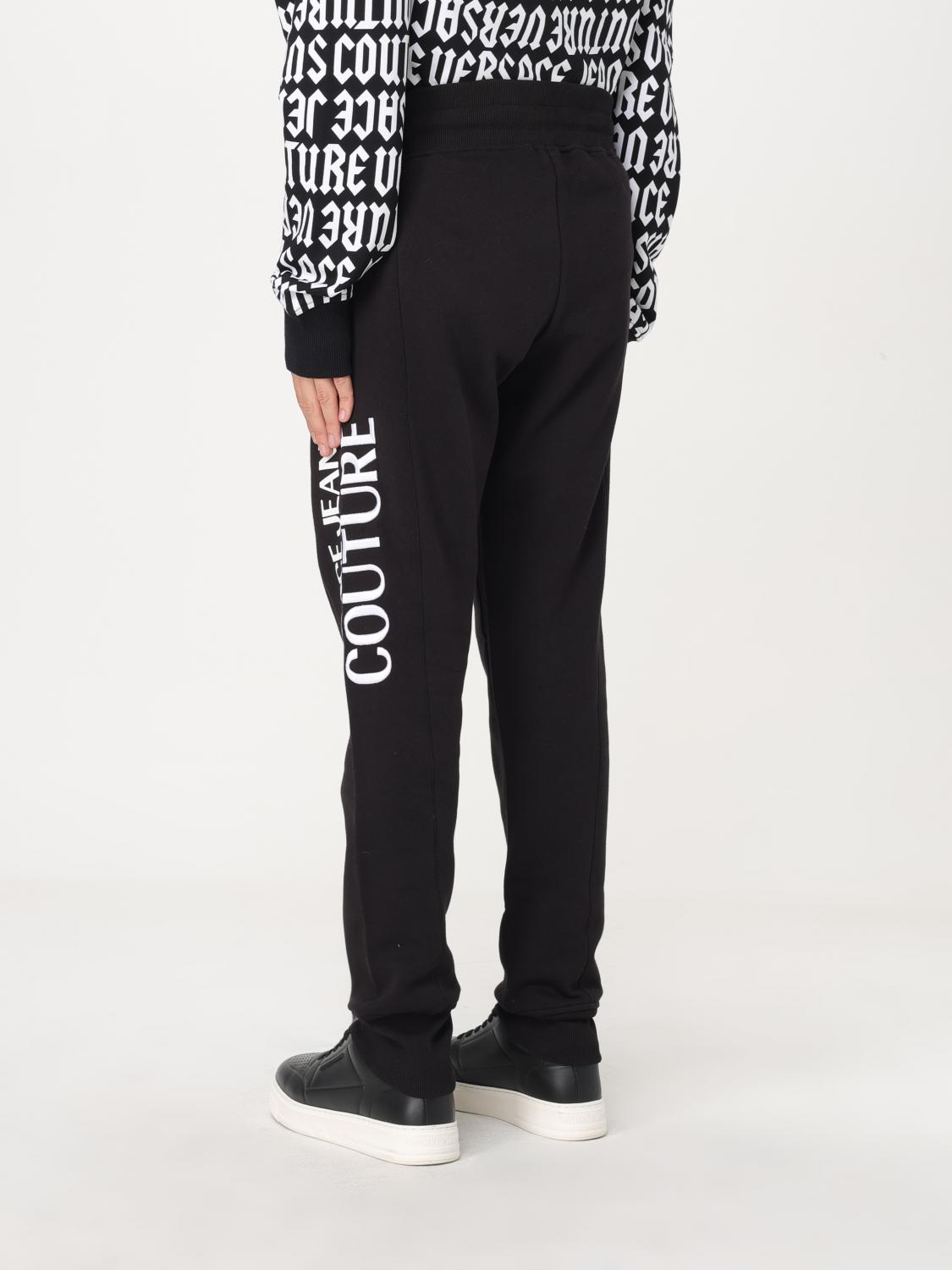 VERSACE JEANS COUTURE 裤子: 裤子 男士 Versace Jeans Couture, 黑色 - Img 2