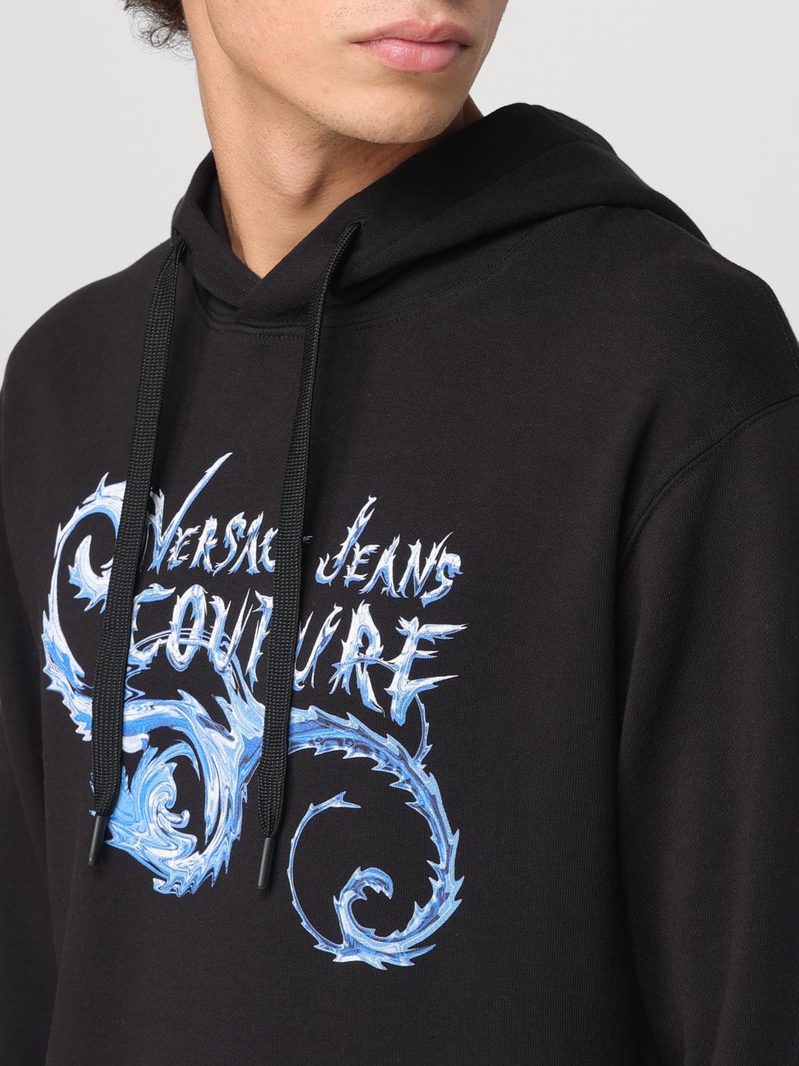 VERSACE JEANS COUTURE SUDADERA: Jersey hombre Versace Jeans Couture, Negro - Img 3