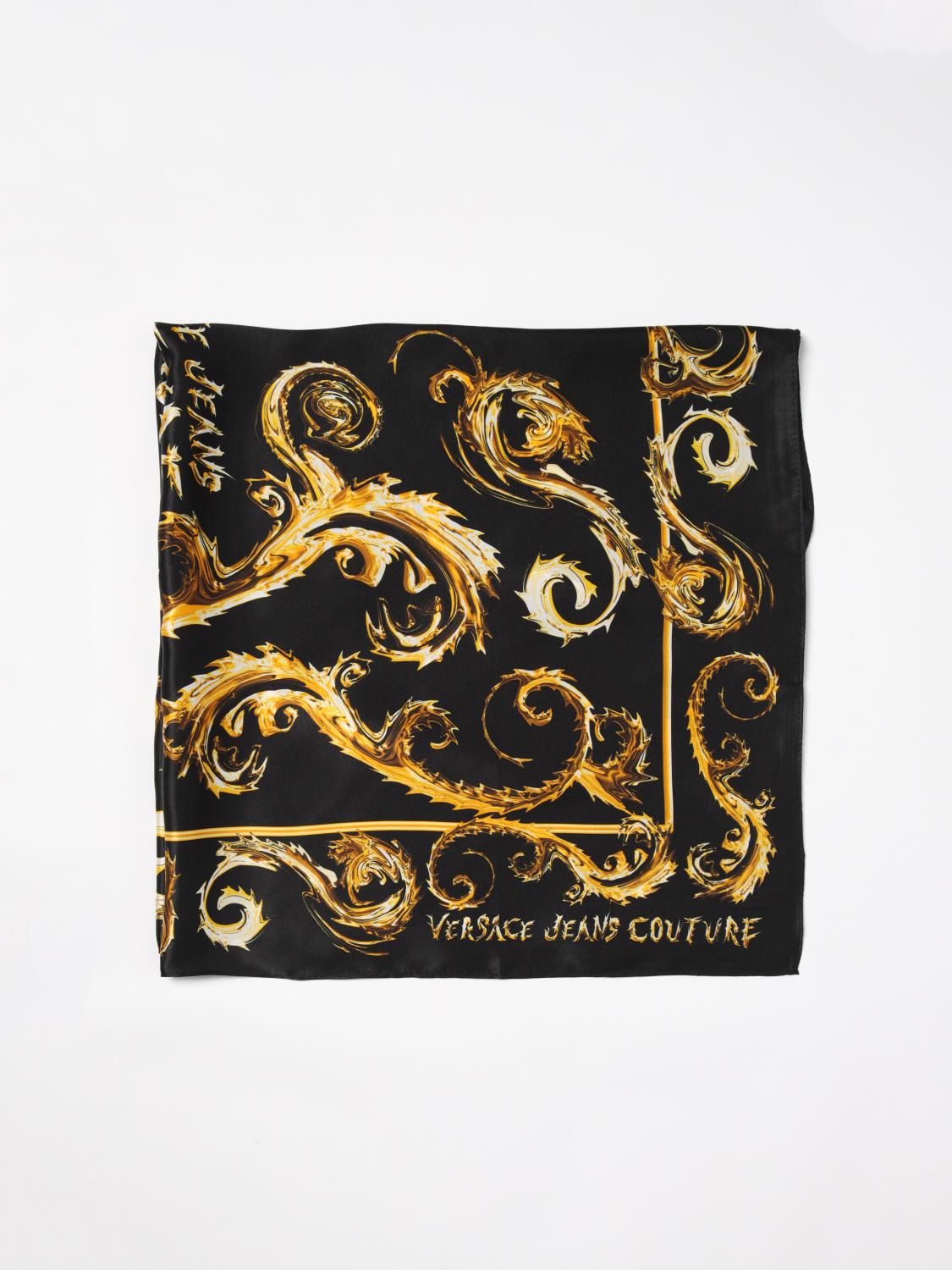 Giglio Foulard Baroque Versace Jeans Couture in seta stampata