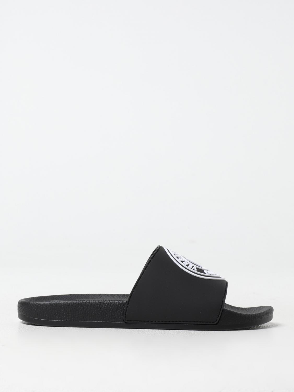 VERSACE JEANS COUTURE SANDALS: Sandals men Versace Jeans Couture, Black - Img 1