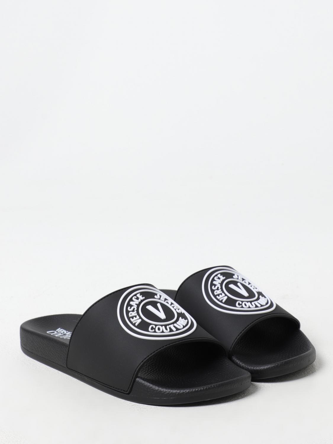 VERSACE JEANS COUTURE SANDALS: Sandals men Versace Jeans Couture, Black - Img 2