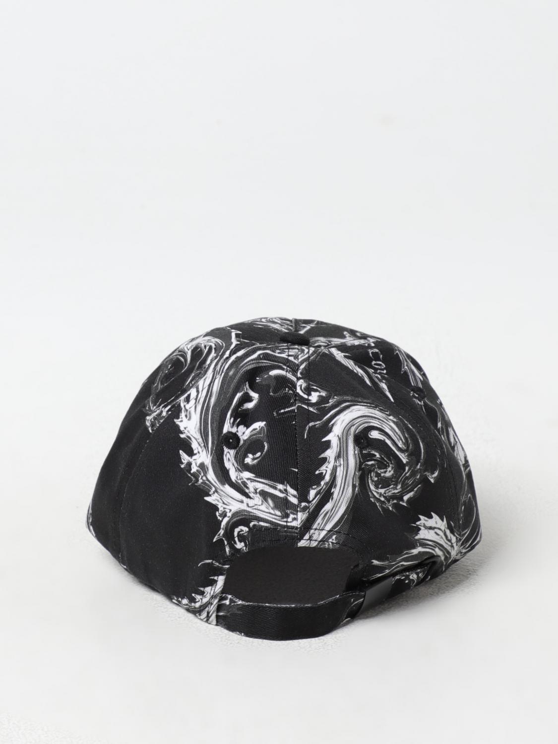 VERSACE JEANS COUTURE HAT: Hat men Versace Jeans Couture, Black - Img 3