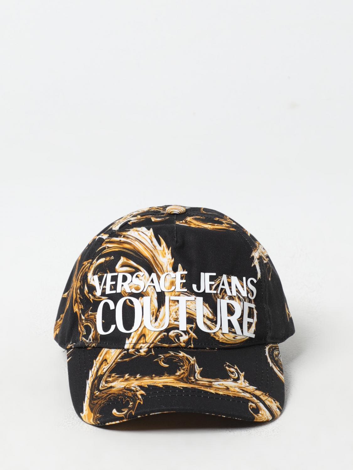 VERSACE JEANS COUTURE HAT: Hat men Versace Jeans Couture, Black 1 - Img 2