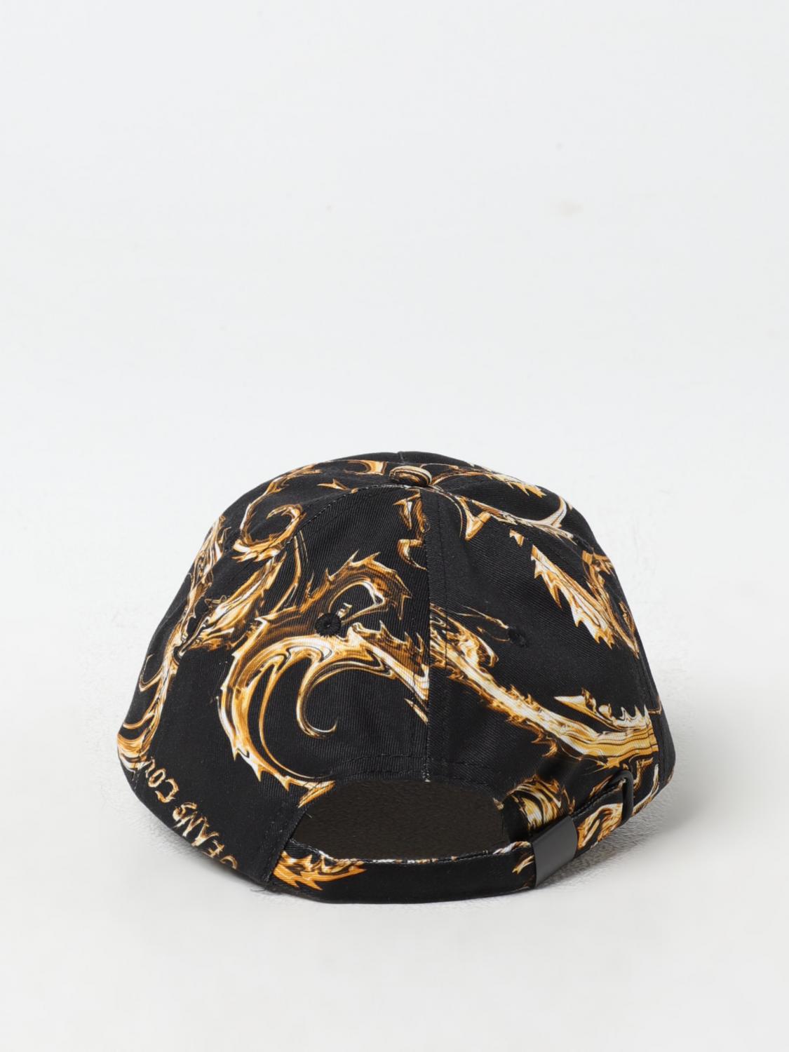 VERSACE JEANS COUTURE HAT: Hat men Versace Jeans Couture, Black 1 - Img 3