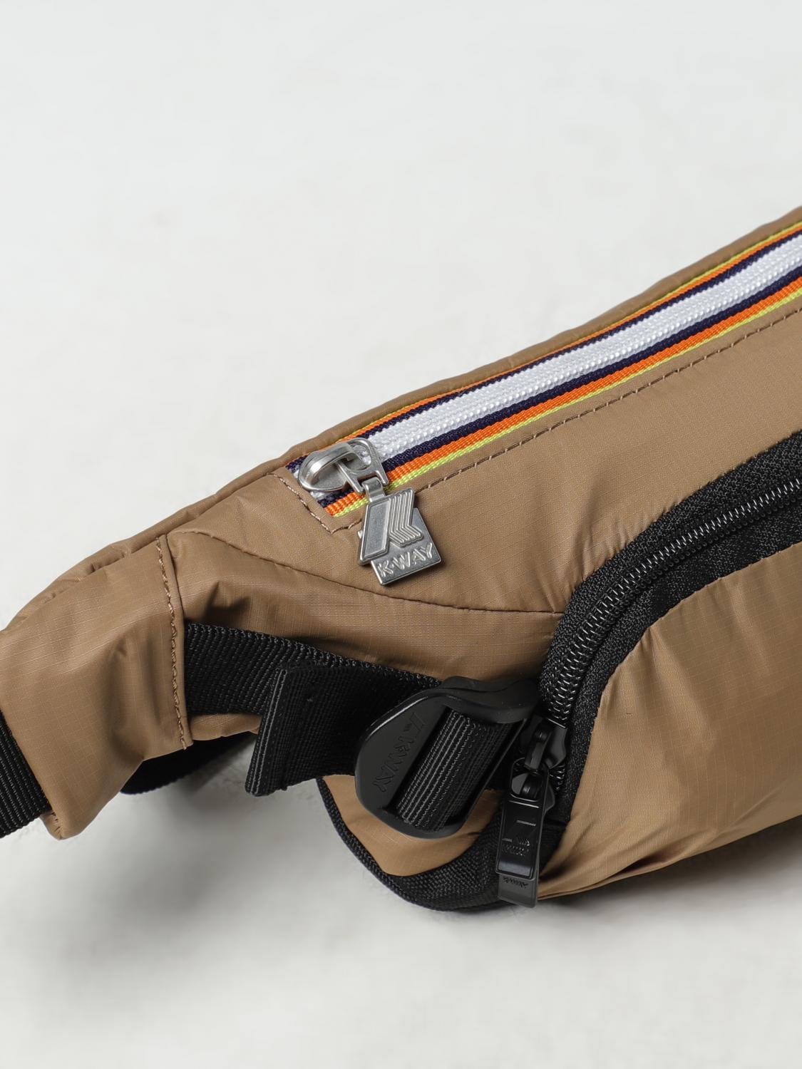 K-WAY BELT BAG: Bags men K-way, Brown - Img 3
