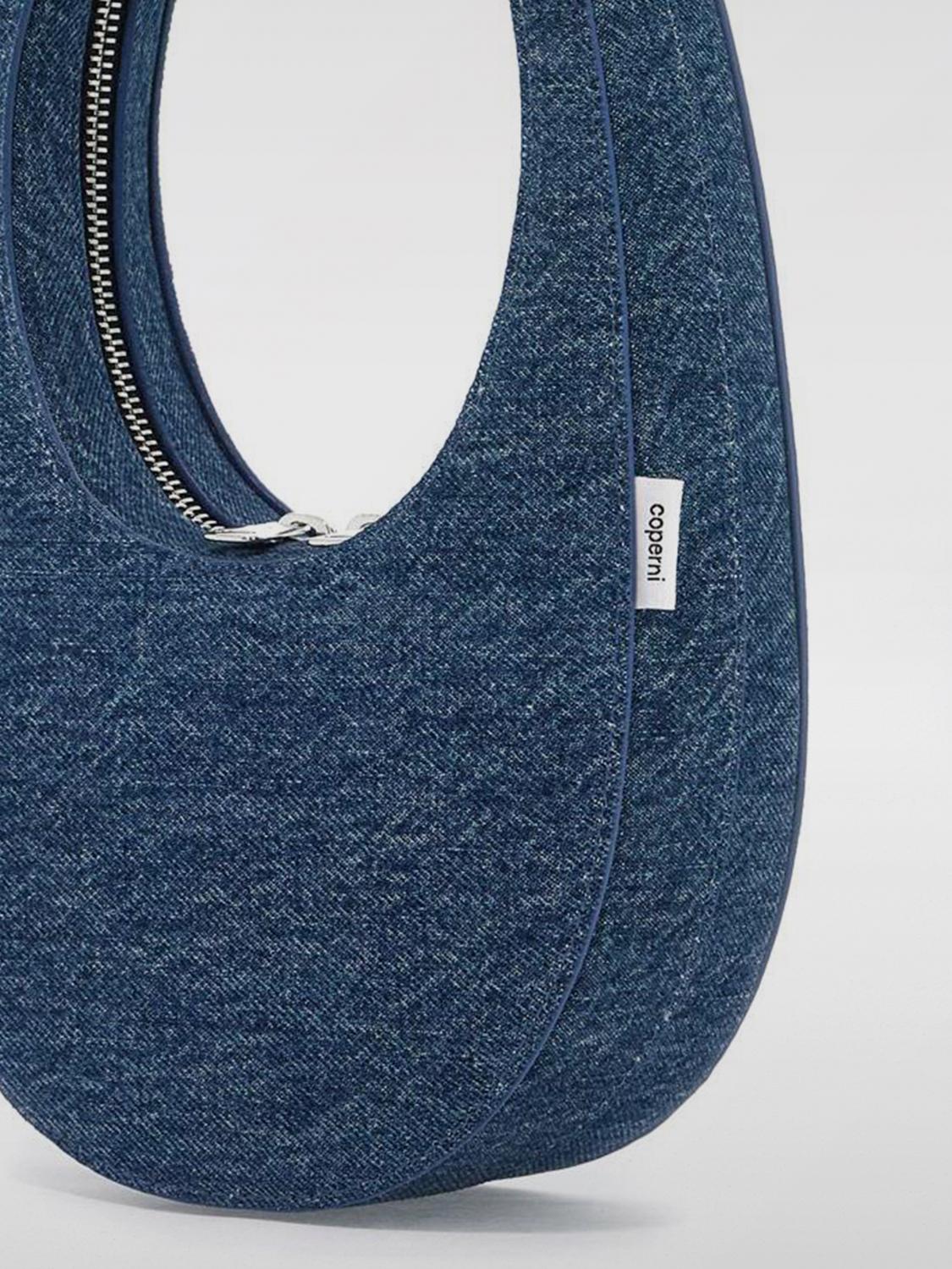 COPERNI MINI SAC À MAIN: Mini sac à main femme Coperni, Bleu - Img 3