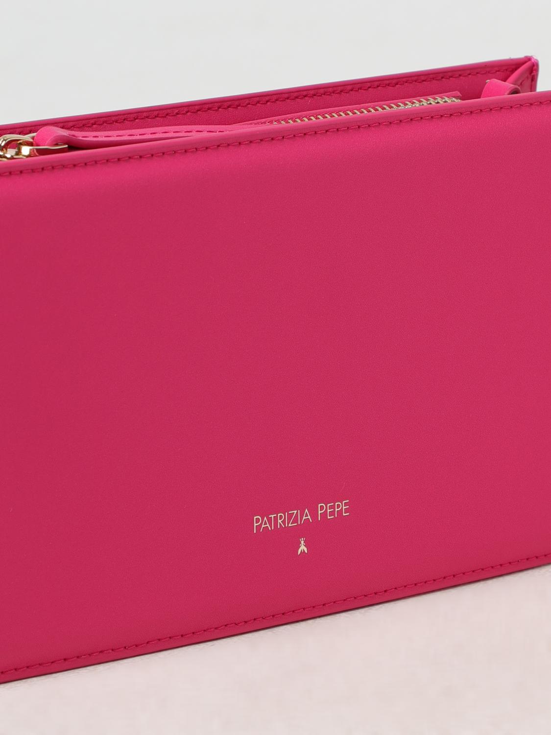 PATRIZIA PEPE HANDBAG: Shoulder bag woman Patrizia Pepe, Fuchsia - Img 3