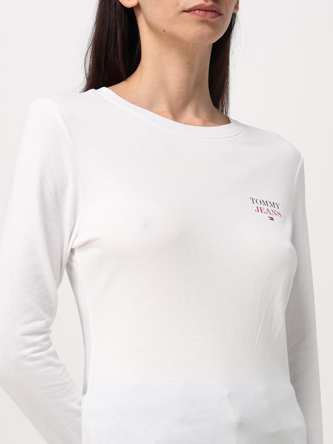 TOMMY JEANS T-SHIRT: T-shirt woman Tommy Jeans, White - Img 3