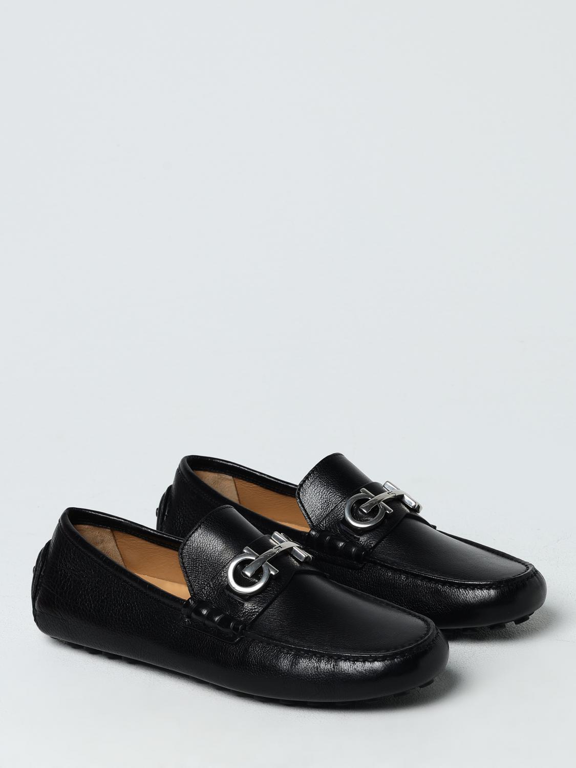 FERRAGAMO LOAFERS: Loafers men Ferragamo, Black - Img 2