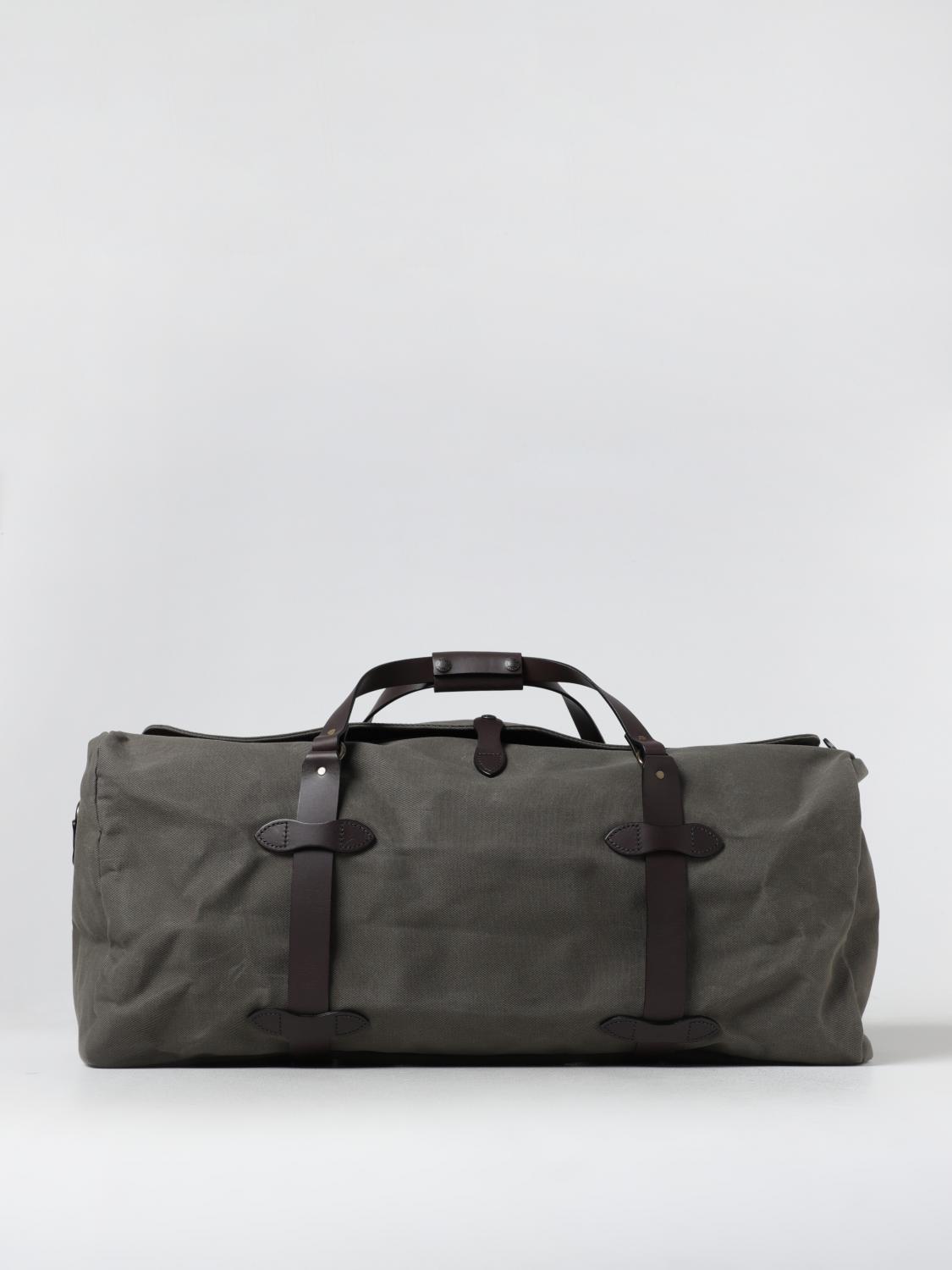 Giglio Borsone da viaggio Filson in twill di cotone e pelle