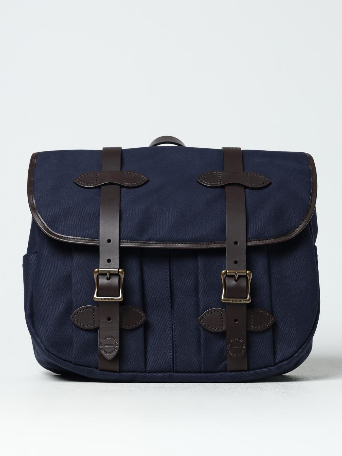 Giglio Borsa Filson in Rugged Twill e pelle