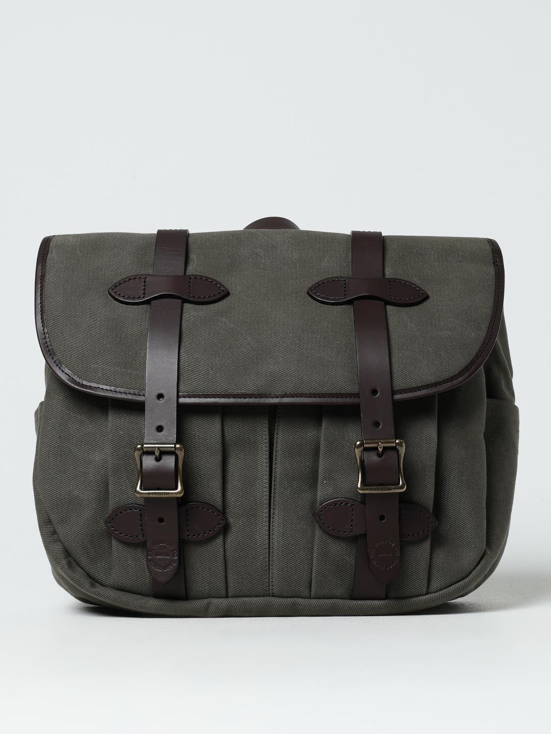 Giglio Borsa Filson in Rugged Twill e pelle