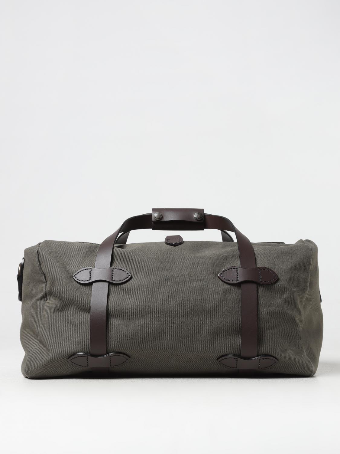 Giglio Borsone da viaggio Filson in twill di cotone e pelle