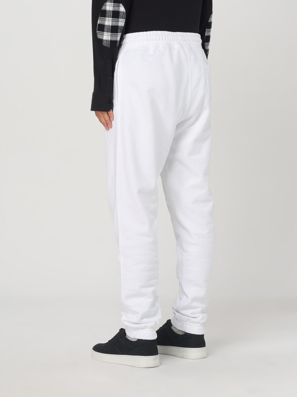 SUN 68 PANTS: Pants men SUN68, White - Img 2