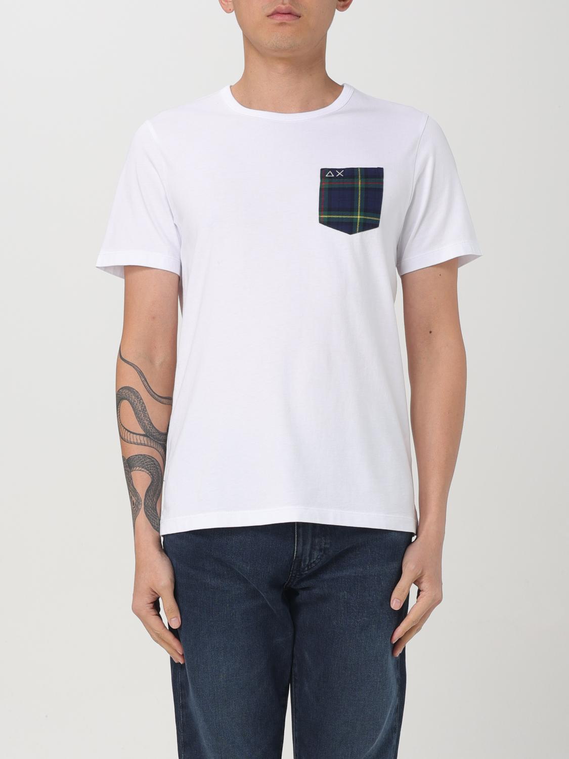 SUN 68 T-SHIRT: T-shirt men SUN68, White - Img 1