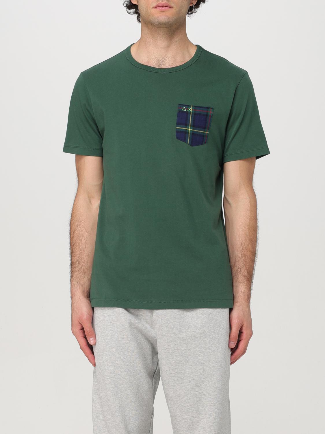 SUN 68 T-SHIRT: T-shirt men SUN68, Green - Img 1