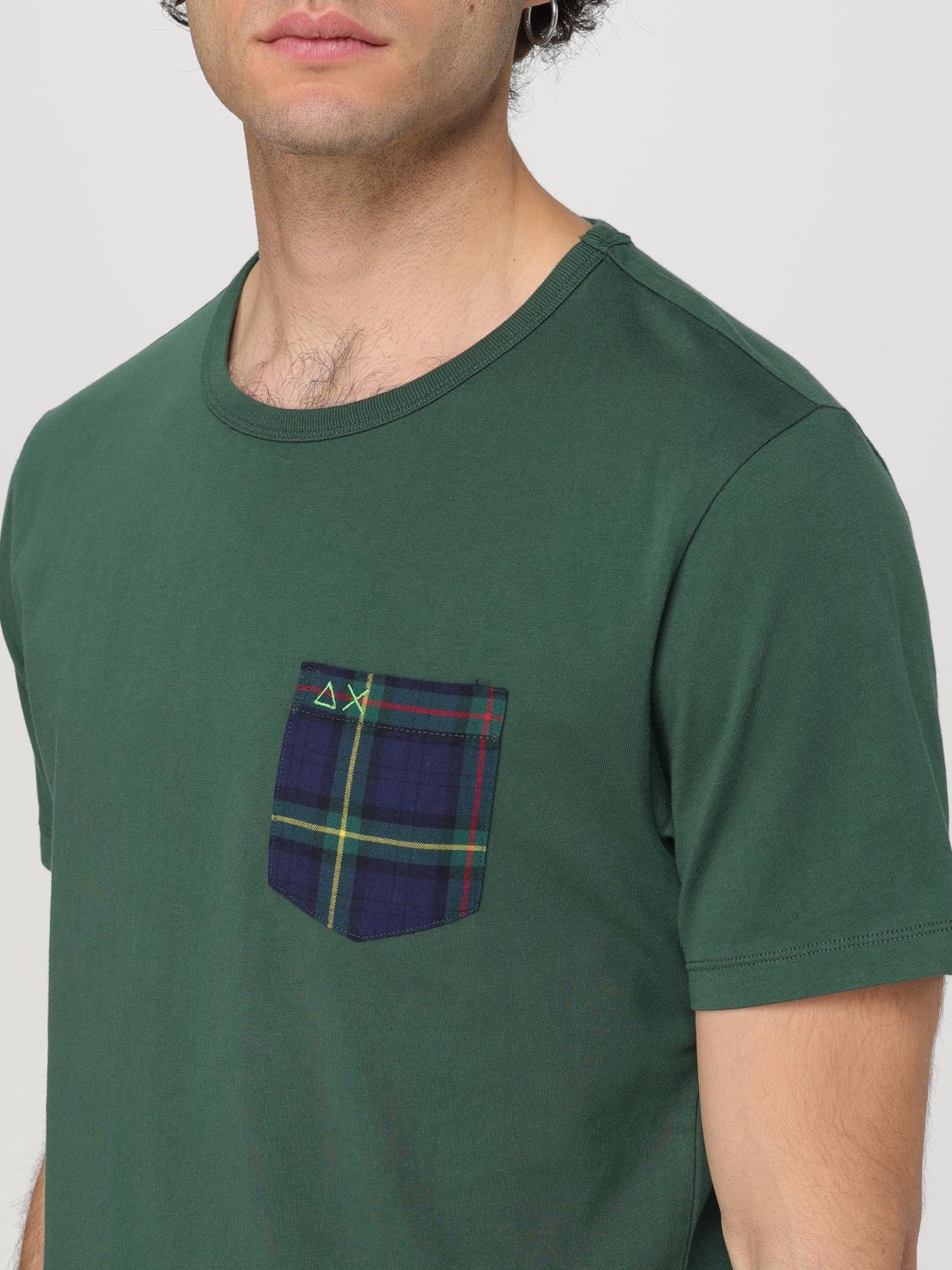 SUN 68 T-SHIRT: T-shirt men SUN68, Green - Img 3