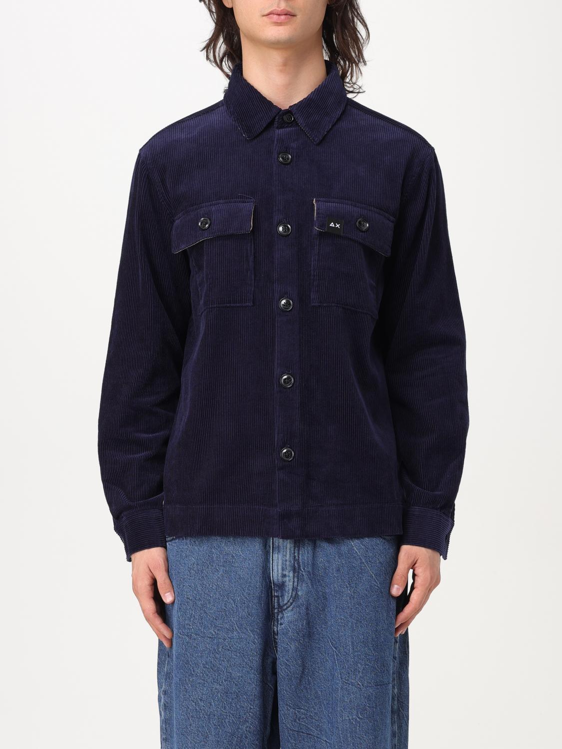 SUN68 SHIRT: Shirt men SUN68, Blue - Img 1